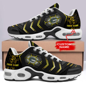 Personalized Green Bay Packers Team Logo Team Neon Color Shoes Air Cushion Sneakers