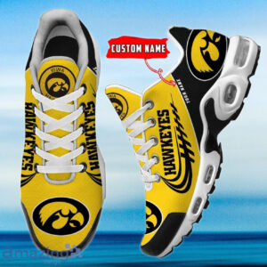Personalized Iowa Hawkeyes Team Logo And Color Air Max Shoes Air Cushion Sneakers