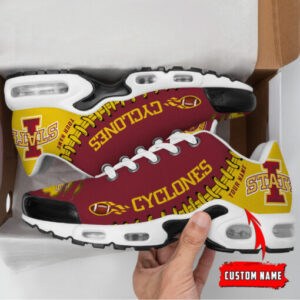 Personalized Iowa State Cyclones Team Logo Pattern Air Max Shoes Air Cushion Sneakers