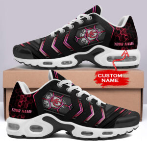 Personalized Kansas City Chiefs Team Logo Team Neon Color Shoes Air Cushion Sneakers