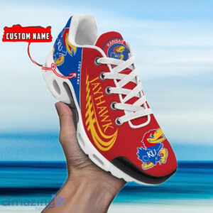 Personalized Kansas Jayhawks Team Logo And Color Air Max Shoes Air Cushion Sneakers