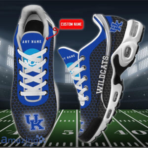 Personalized Kentucky Wildcats Team Logo Hexagon Pattern Team Color Air Max Shoes Air Cushion Sneakers