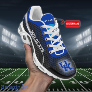 Personalized Kentucky Wildcats Team Logo Hexagon Pattern Team Color Air Max Shoes Air Cushion Sneakers