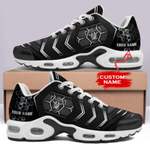 Personalized Las Vegas Raiders Team Logo Team Neon Color Shoes Air Cushion Sneakers
