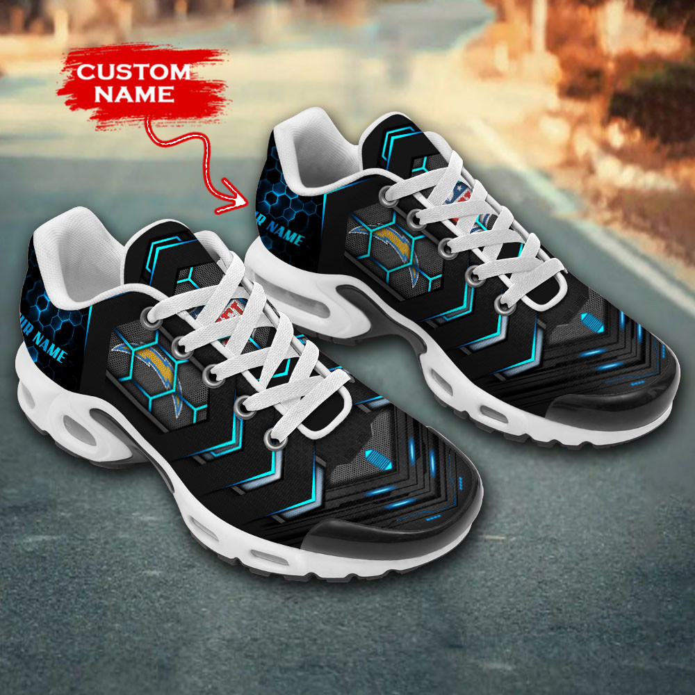 Personalized Los Angeles Chargersteam Logo Team Neon Color Air Max Shoes Air Cushion Sneakers 1 Personalized Los Angeles Chargersteam Logo Team Neon Color Air Max Shoes Air Cushion Sneakers