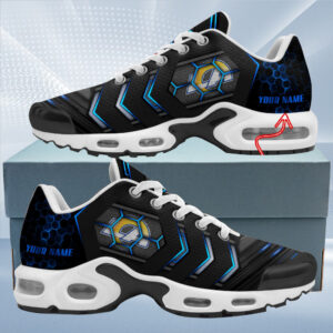 Personalized Los Angeles Ramsteam Logo Team Neon Color Air Max Shoes Air Cushion Sneakers