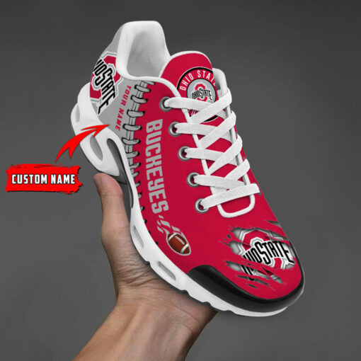 Personalized Ohio State Buckeyes Team Logo Pattern Air Max Shoes Air Cushion Sneakers 1 Personalized Ohio State Buckeyes Team Logo Pattern Air Max Shoes Air Cushion Sneakers