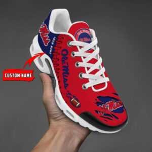 Personalized Ole Miss Rebels Team Logo Pattern Air Max Shoes Air Cushion Sneakers