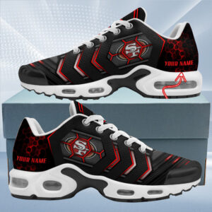 Personalized San Francisco 49ersteam Logo Team Neon Color Air Max Shoes Air Cushion Sneakers