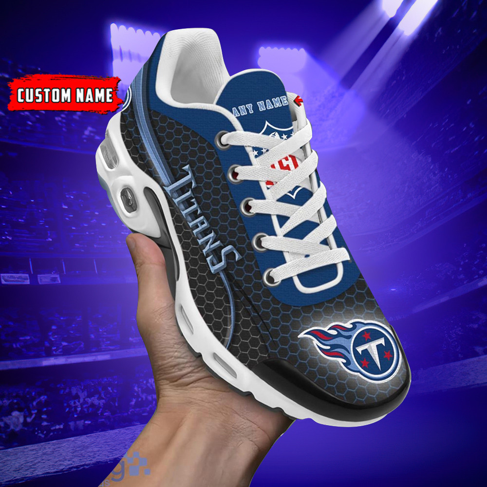Personalized Tennessee Titansteam Logo Hexagon Pattern Team Color Air Max Shoes Air Cushion Sneakers 1 Personalized Tennessee Titansteam Logo Hexagon Pattern Team Color Air Max Shoes Air Cushion Sneakers