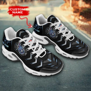 Personalized Tennessee Titansteam Logo Team Neon Color Air Max Shoes Air Cushion Sneakers