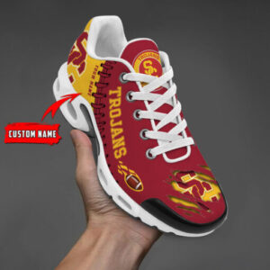 Personalized Usc Trojans Team Logo Pattern Air Max Shoes Air Cushion Sneakers