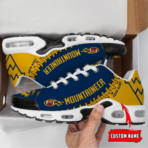 Personalized West Virginia Mountaineers Team Logo Pattern Air Max Shoes Air Cushion Sneakers 1 Personalized West Virginia Mountaineers Team Logo Pattern Air Max Shoes Air Cushion Sneakers