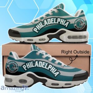 Philadelphia Eagles Football Team Logo Colors Waves Air Max Shoes Air Cushion Sneakers
