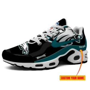 Philadelphia Eagles Personalized Name Team Mix Colors V1 Air Max Shoes Air Cushion Sneakers