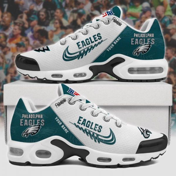 Philadelphia Eagles Personalized Name Team Mix Colors Wing Logo Air Max Shoes Air Cushion Sneakers 1 Philadelphia Eagles Personalized Name Team Mix Colors Wing Logo Air Max Shoes Air Cushion Sneakers