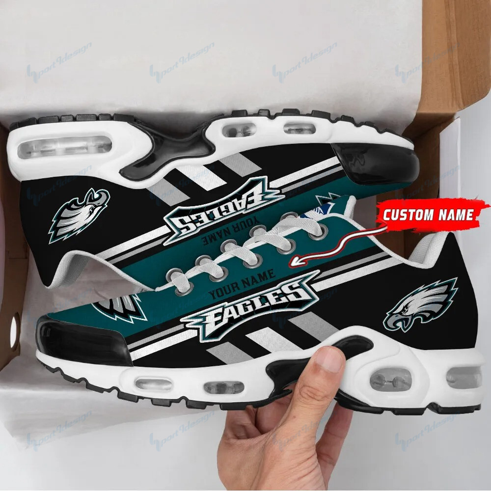 Philadelphia Eagles Personalized Plus Air Max Sneaker Shoes 1 Philadelphia Eagles Personalized Plus Air Max Sneaker Shoes