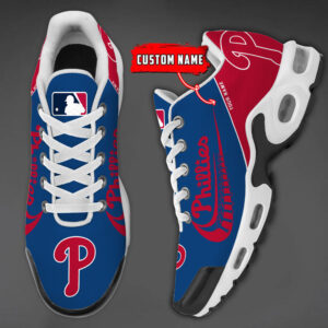 Philadelphia Phillies Team Logo Baseball God Wings Air Max Shoes Sneaker
