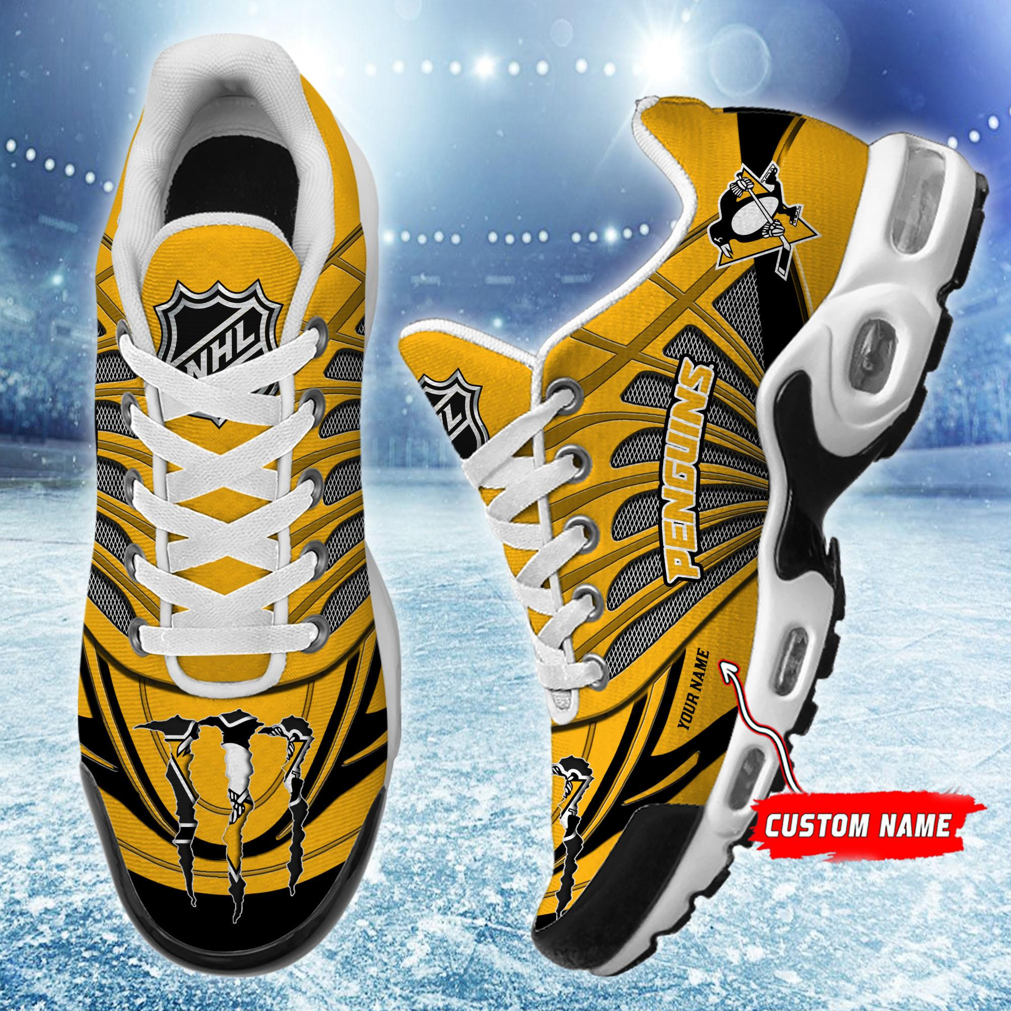 Pittsburgh Penguins Personalized Air Max Shoes Air Cushion Sneakers 1 Pittsburgh Penguins Personalized Air Max Shoes Air Cushion Sneakers
