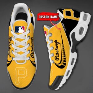 Pittsburgh Pirates Team Logo Baseball God Wings Air Max Shoes Sneaker