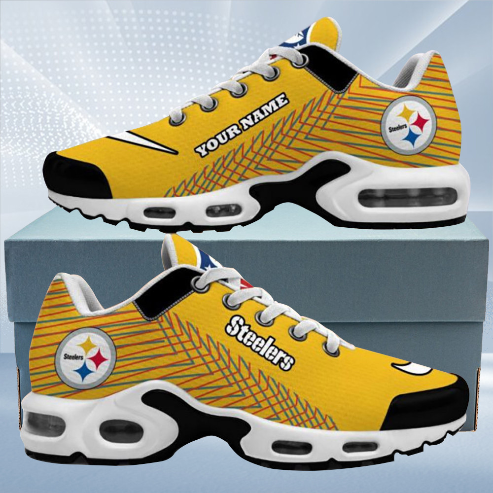 Pittsburgh Steelers Custom Name Air Max Shoes Air Cushion Sneakers 1 Pittsburgh Steelers Custom Name Air Max Shoes Air Cushion Sneakers
