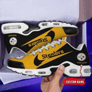 Pittsburgh Steelers Logo Custom Name Air Max Shoes Air Cushion Sneakers