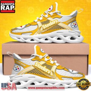 Pittsburgh Steelers Personalized Clunky Sneaker Max Soul Shoes