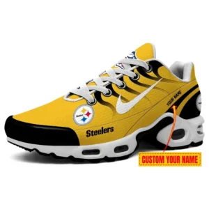 Pittsburgh Steelers Personalized Name Team Mix Colors V3 Air Max Shoes Air Cushion Sneakers