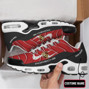 Porsche Vibrant Wave Custom Name Air Max Shoes Air Cushion Sneakers