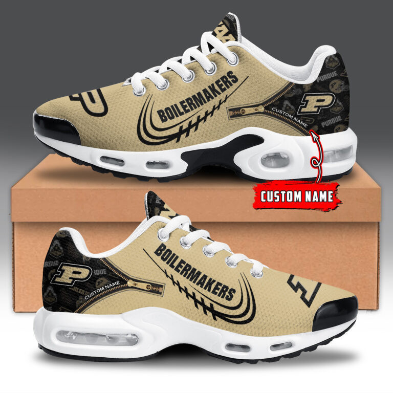 Purdue Boilermakers Personalized Name Team Logo Mix Colors Zipped Line Shoes Air Cushion Sneakers 1 Purdue Boilermakers Personalized Name Team Logo Mix Colors Zipped Line Shoes Air Cushion Sneakers