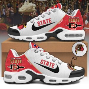 San Diego State Athletics Shoes 2025 Version Custom Name, Shoes For Sport Fan, Sport Gifts Ph270