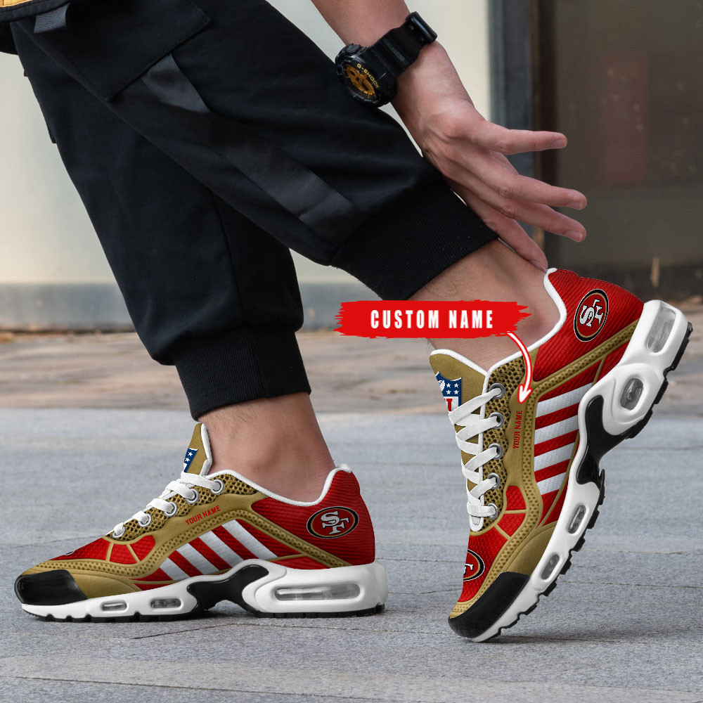 San Francisco 49ers Personalized Air Max Shoes Cushion Sneaker 1 San Francisco 49ers Personalized Air Max Shoes Cushion Sneaker