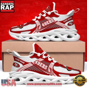 San Francisco 49ers Personalized Clunky Sneaker Max Soul Shoes