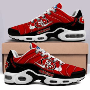 San Francisco 49ers Personalized Name Team Mix Colors V4 Shoes Air Cushion Sneakers