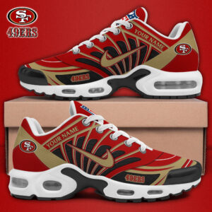 San Francisco 49ers Shoes 2025 Versions Custom Your Name 921