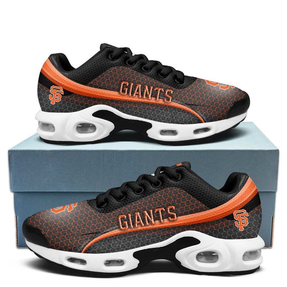 San Francisco Giants Personalized Name Team Colors Wave Line Beehive Pattern Shoes Air Cushion Sneakers 1 San Francisco Giants Personalized Name Team Colors Wave Line Beehive Pattern Shoes Air Cushion Sneakers