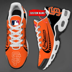 San Francisco Giants Team Logo Baseball God Wings Air Max Shoes Sneaker