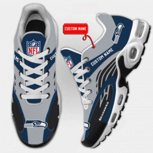 Seattle Seahawks Logo Custom Name Air Max Shoes Air Cushion Sneakers
