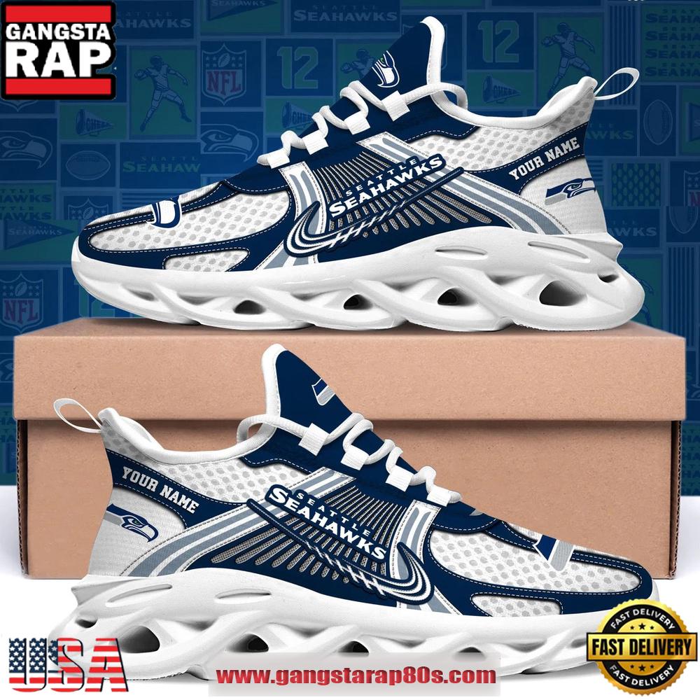 Seattle Seahawks Personalized Clunky Sneaker Max Soul Shoes 1 Seattle Seahawks Personalized Clunky Sneaker Max Soul Shoes