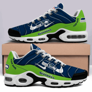 Seattle Seahawks Personalized Name Team Mix Colors V4 Shoes Air Cushion Sneakers