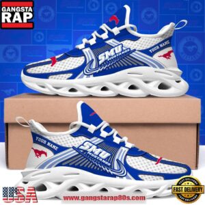 SMU Mustangs Personalized Clunky Sneaker Max Soul Shoes
