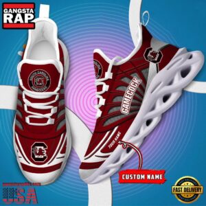 NCAA South Carolina Gamecocks Custom Name Air Max Shoes Air Cushion Sneakers