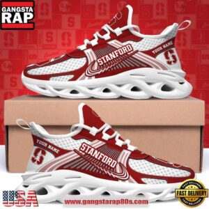 Stanford Cardinal Personalized Clunky Sneaker Max Soul Shoes