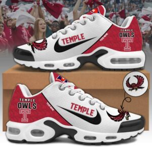 Temple Owls Shoes 2025 Version Custom Name, Shoes For Sport Fan, Sport Gifts Ph270