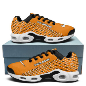 Tennessee Personalized Name Team Colors Jagged Lines Air Max Shoes Air Cushion Sneakers