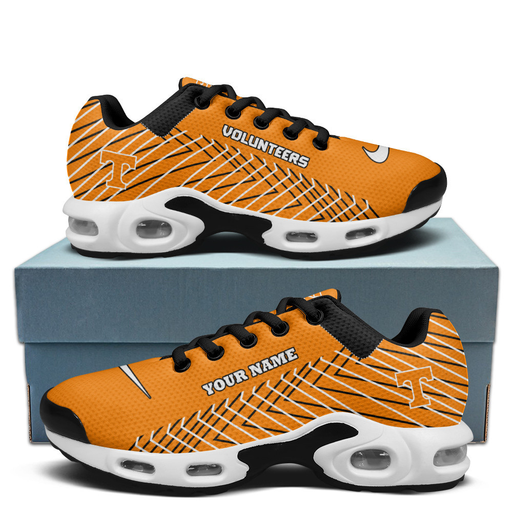 Tennessee Personalized Name Team Colors Jagged Lines Air Max Shoes Air Cushion Sneakers 1 Tennessee Personalized Name Team Colors Jagged Lines Air Max Shoes Air Cushion Sneakers