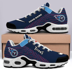 Tennessee Titans Custom Name Logo Air Max Shoes Air Cushion Sneakers