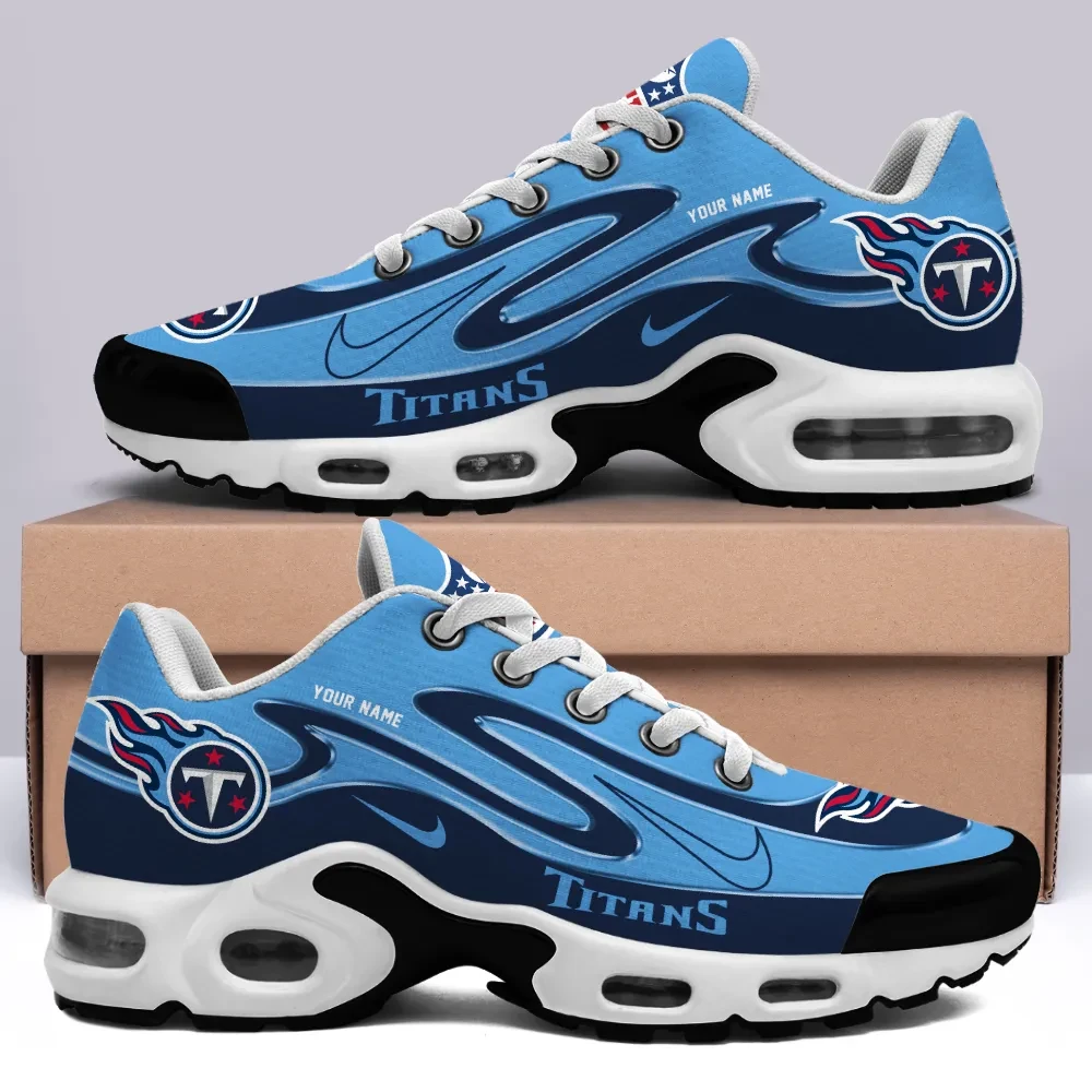 Tennessee Titans Personalized Name Team Mix Colors V2 Air Max Shoes Air Cushion Sneakers 1 Tennessee Titans Personalized Name Team Mix Colors V2 Air Max Shoes Air Cushion Sneakers