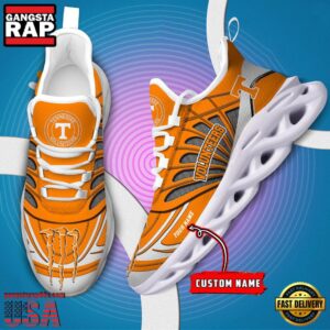 NCAA Tennessee Volunteers Custom Name Air Max Shoes Air Cushion Sneakers