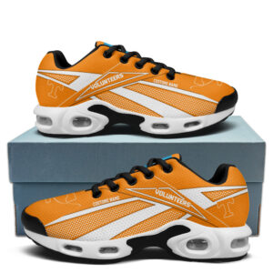 Tennessee Volunteers Personalized Name Team Colors Supersonic Line Pattern Air Max Shoes Air Cushion Sneakers